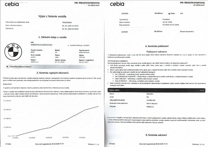 BMW X6 3,0 d xDrive 30d LASER 1maj ČR - fotka 50 z 50