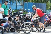 Moped sraz v Brně-Chrlicích