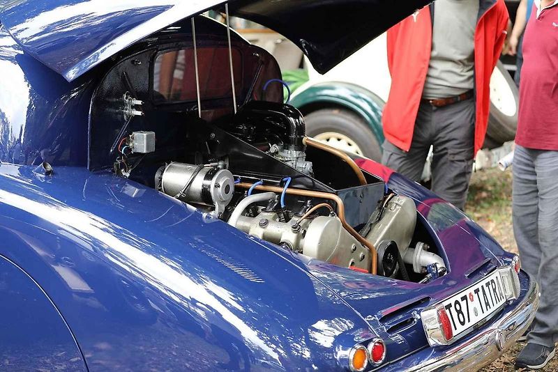 Na akci Jízda do vrchu a výstava historických vozidel se představilo na tři sta automobilů a motocyklů.