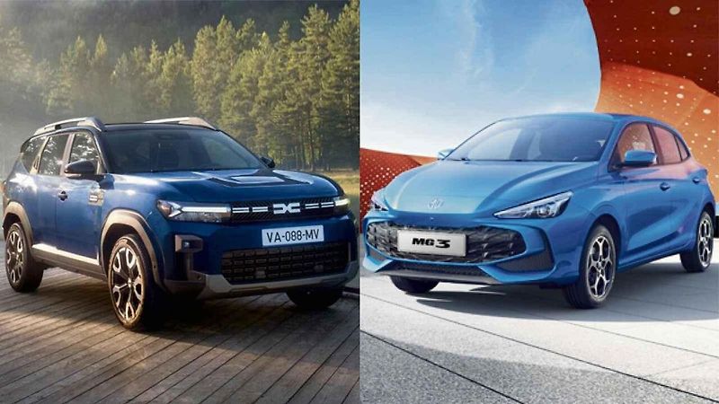 Dacia Bigster a MG3.