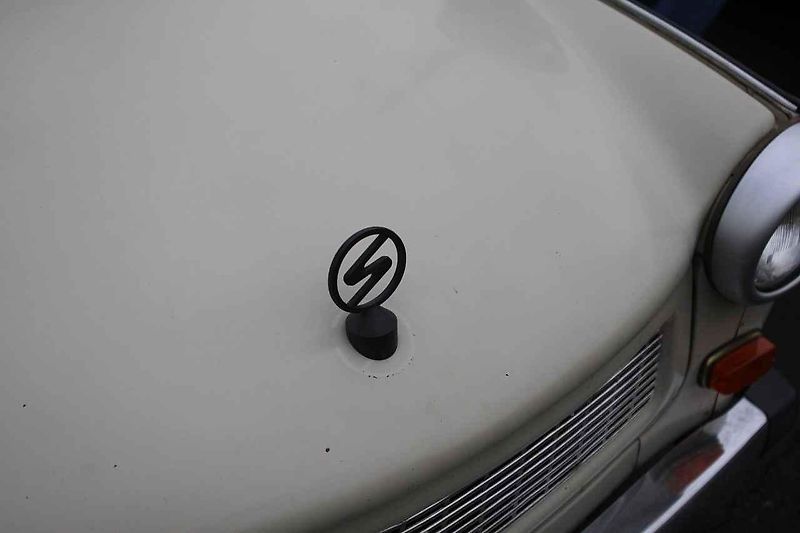 Výstava vozů Trabant při křtu knihy v plzeňském Depu 2015