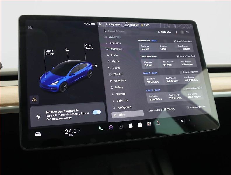 Tesla Model 3 (2021) Std Range Plus 52kWh, SoH 72% - fotka 14 z 20