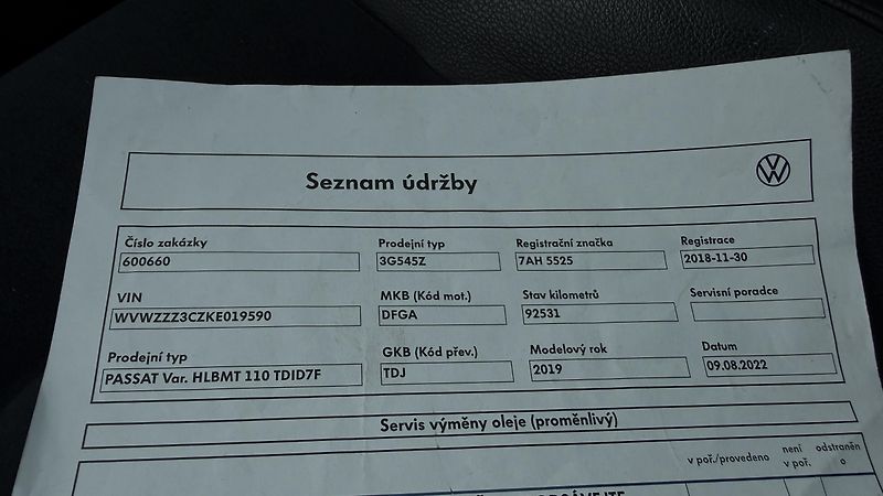 Volkswagen Passat (2018) 2.0 TDI DSG 110KW 144 TIS KM  - fotka 26 z 27