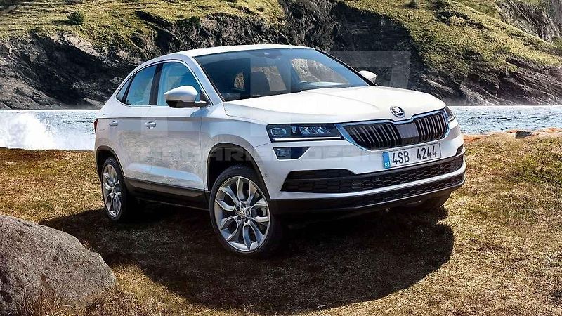 Neoficiální ilustrace Škody Kodiaq Coupé RS.
