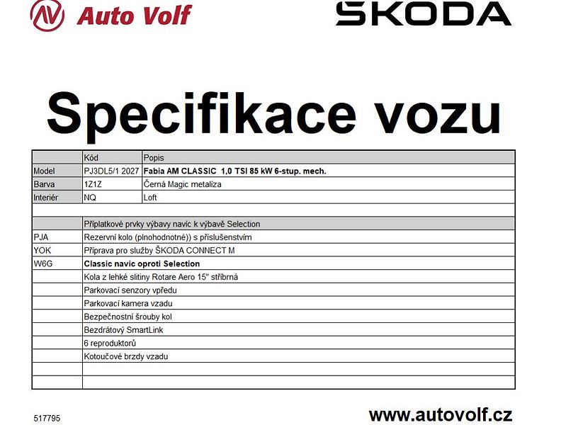 Škoda Fabia Classic 1,0TSI 85kW - fotka 2 z 27