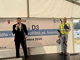 Otevření nového úseku dálnice D3 od Nažidel k Dolnímu Dvořišti.