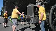 Z akce Pradědečkův traktor v Národním zemědělském muzeu v Čáslavi.