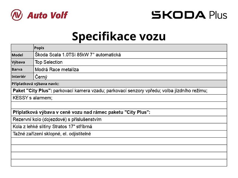 Škoda Scala (2025) Top Selection 1.0TSi 85kW 7°au - fotka 6 z 31