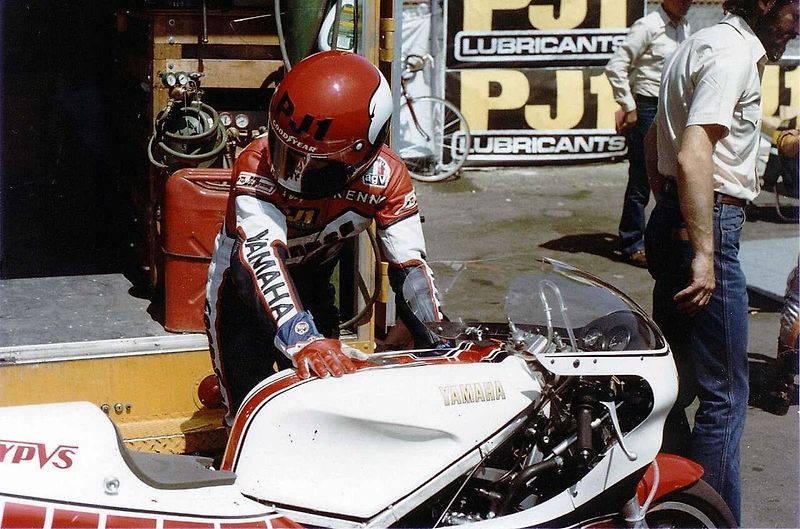 Kenny Roberts, Barry Sheene a Johny Cecotto při holandské TT 500 ccm v Assenu.