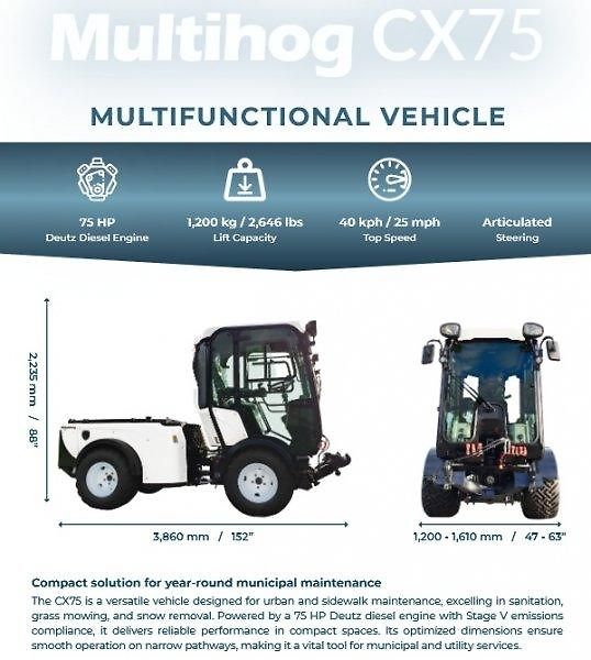 Ostatní (2023) Multihog 4x4 komunál 3.5t!DEMO - fotka 9 z 16