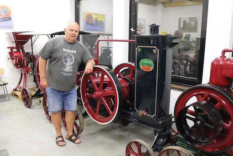 Sběratel Vladimír Rybář z Brozan propadl kouzlu stabilních motorů před více jak třiceti lety. Dnes jich má ve sbírce dvacet.