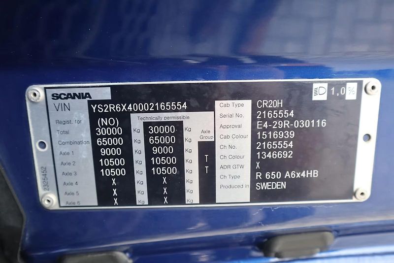 Scania R 650 6x4 V8 hydraulika - fotka 7 z 19