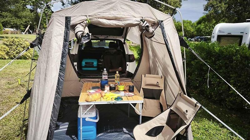 Test Kia Sportage 1,6 T-GDi a předstanu od od 4camping.