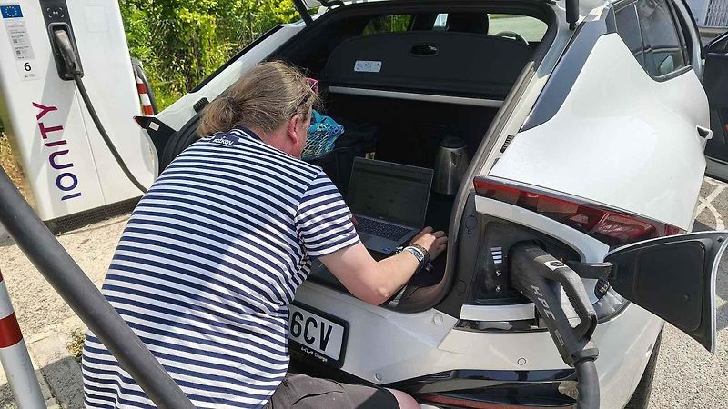 Elektrická Kia EV6.