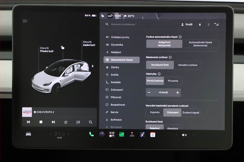 Tesla Model 3 (2020) Long Range 4WD 74kWh, SoH 92% - fotka 15 z 26