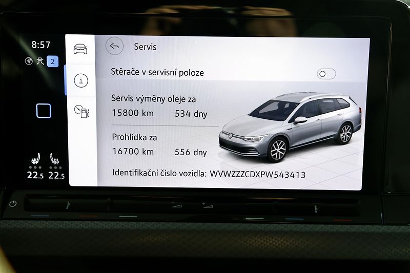 Volkswagen Golf Variant (2023) 2.0TDI LED Navi Tažné Display - fotka 25 z 31