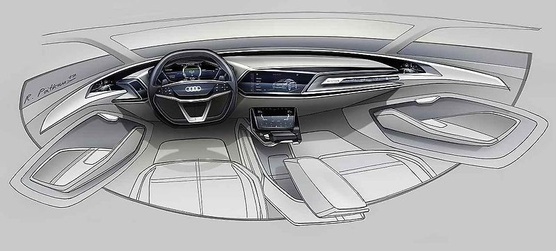 Koncept Audi e-tron Sportback.