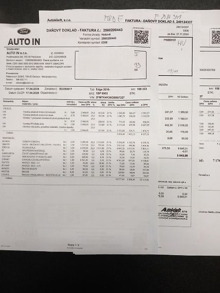 Ford Edge (2017) 2,0TDCi ČR MAX.VÝBAVA WEBASTO - fotka 44 z 48