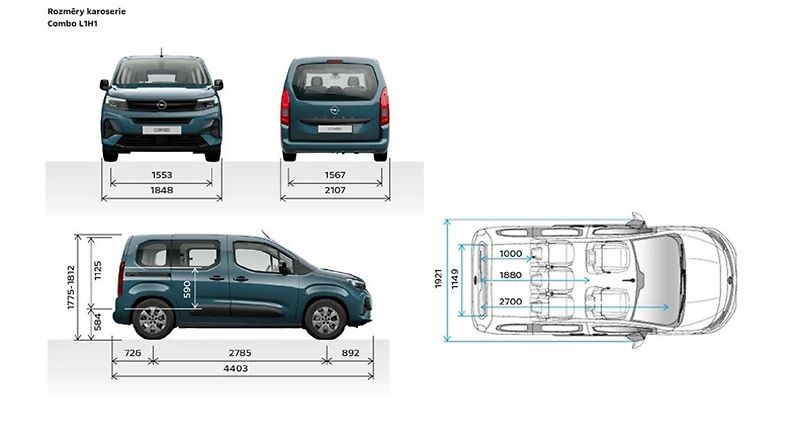 Opel Combo (2026) L1 El. Plus 1.5 CDTI 130k AT8 - fotka 10 z 11