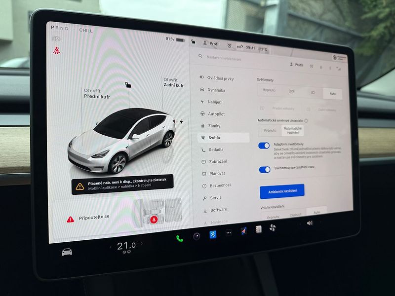 Tesla Model Y LR AWD Tažné / Záruka - fotka 21 z 41