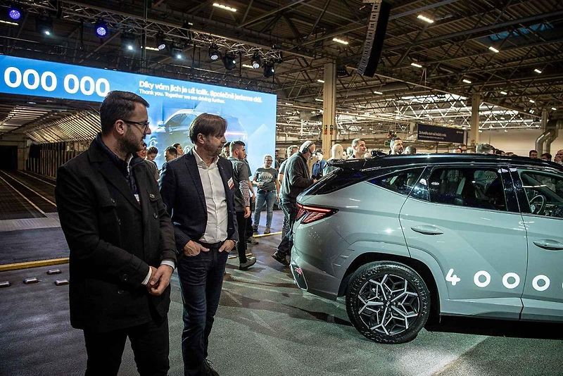 Automobilka Hyundai vyrobila čtyřmiliontý vůz, 14. listopadu 2022, Nošovice.