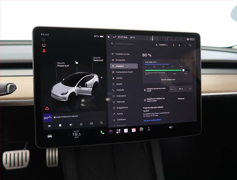 Tesla Model 3 (2023) Long Range 4WD 79kWh, SoH 95% - fotka 20 z 32