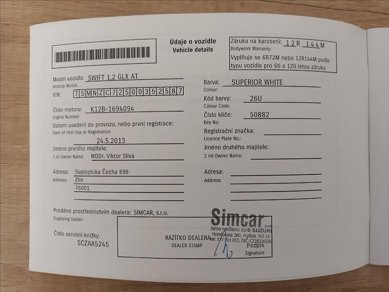 Suzuki Swift 1,2 ČR,1MAJ,SERVISKA,AUTOMAT - fotka 37 z 39