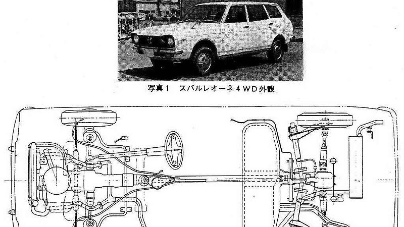 Subaru Leone AWD 1972