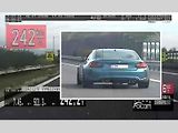 V úseku s rychlostním limitem 130 km/h jel řidič až 242 km/h.