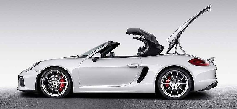 Porsche Boxster Spyder.