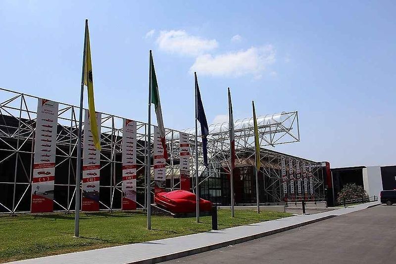 Muzeum automobilky Ferrari.