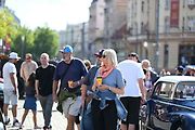 Prvomájová jízda automobilových veteránů 2025 v Ústí nad Labem.