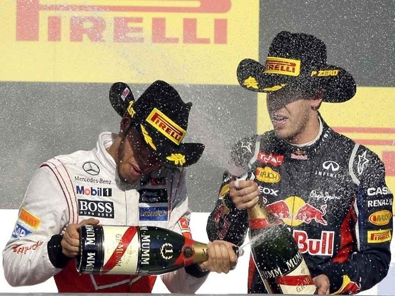 Sebastian Vettel skončil ve Velké ceně USA v Austinu druhý.