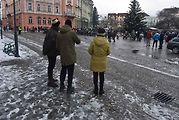 Tradiční Vánoční vyjížďka motorkářů zasněženým Krnovem na Štědrý den 24. 12. 2023