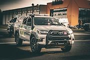 Pick-upy Toyota Hilux českých policistů.
