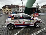 Start 58. ročníku Rallye Šumava na náměstí v Klatovech