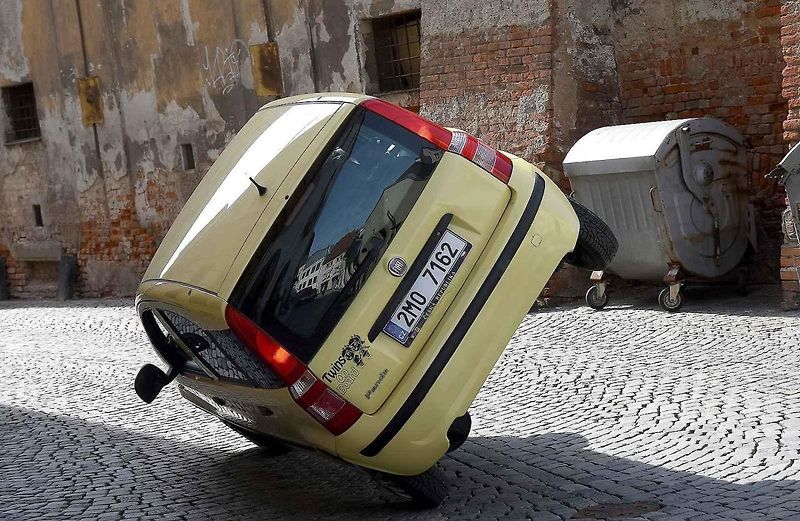 Z natáčení komedie Když se zhasne v Olomouci