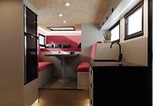 Pohled z přední části do zadní. Zatím je to vizualizace, ale k dokončení už moc neschází