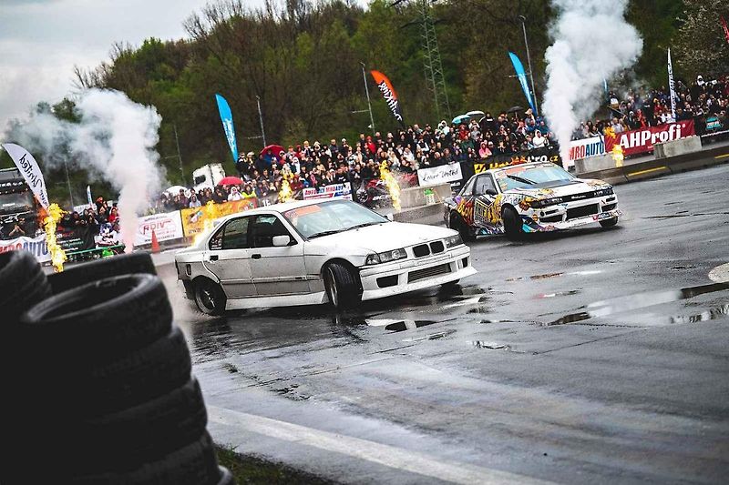 Start auto-moto sezóny 2023. Drift King Polygon Libros Ostrava. 29. dubna 2023.