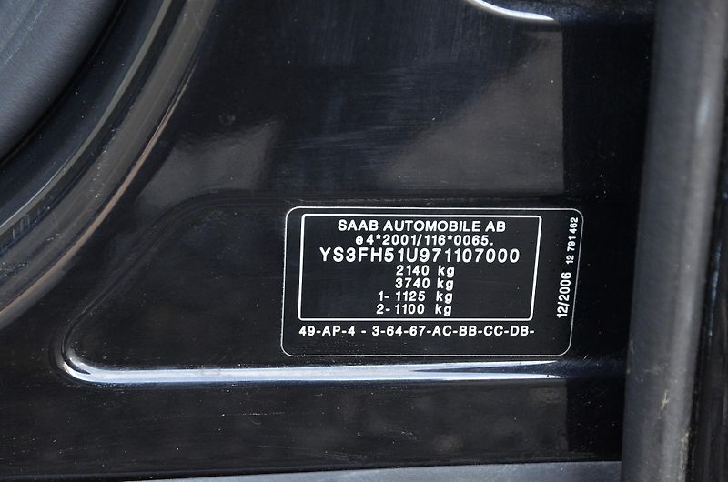 Saab 9-3 (2007) AERO 2.8 V6 Turbo 202kW - fotka 36 z 42