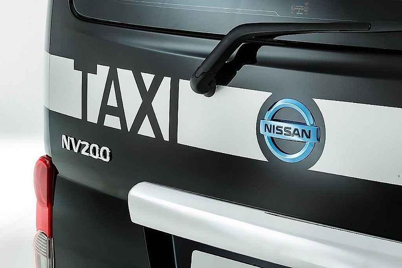 Upravený Nissan NV200 jako taxík pro Londýn.