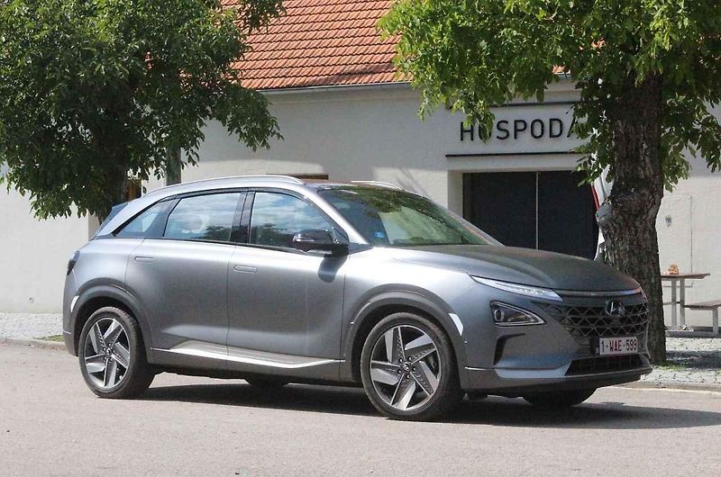 Vodíkový Hyundai Nexo při testu v Česku