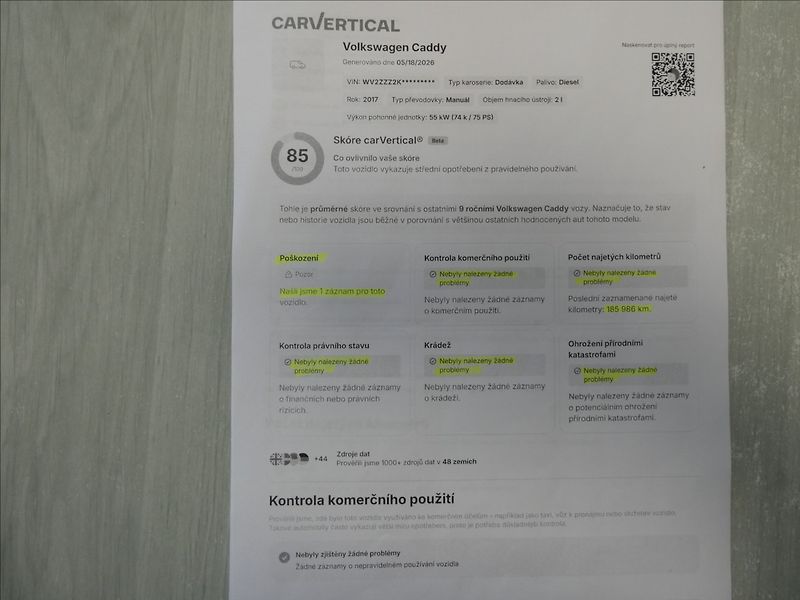 Volkswagen Caddy 2,0 TDi 1.majitel,závěs,tempom - fotka 44 z 49