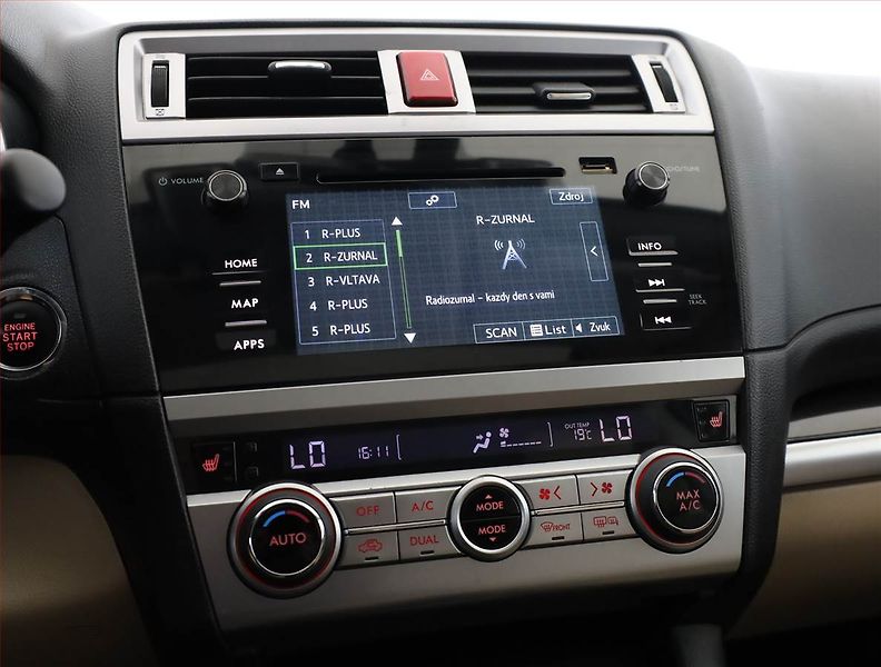 Subaru Outback (2016) 2.5 i, 4X4, Automat, ČR,1.maj - fotka 10 z 21