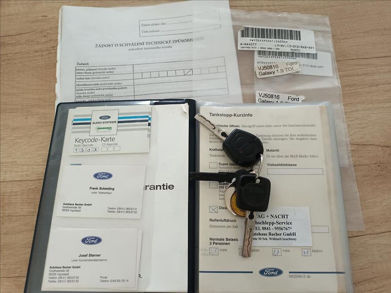 Ford Galaxy 1,9 TDI,88KW,7MÍST,TAŽNÉ, - fotka 32 z 32
