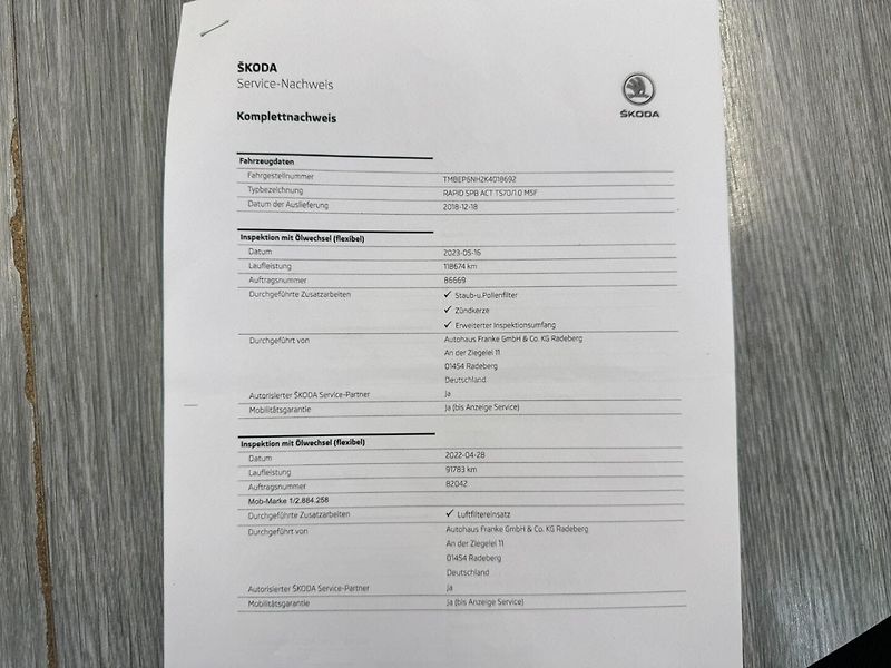Škoda Rapid (2018) 1,0 TSI 70 KW NOVÉ BRZDY STK - fotka 42 z 42