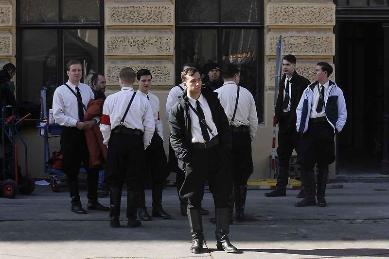 Na ulici třída Kapitána Jaroše v Brně se natáčel film Gerta Schnirch.