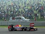 Sebastian Vettel během Velké ceny Indie.