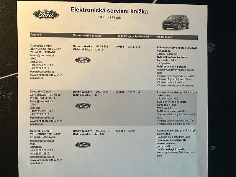 Ford Kuga (2019) 2,0TDCI 4x4 Automat  Vignale - fotka 29 z 31