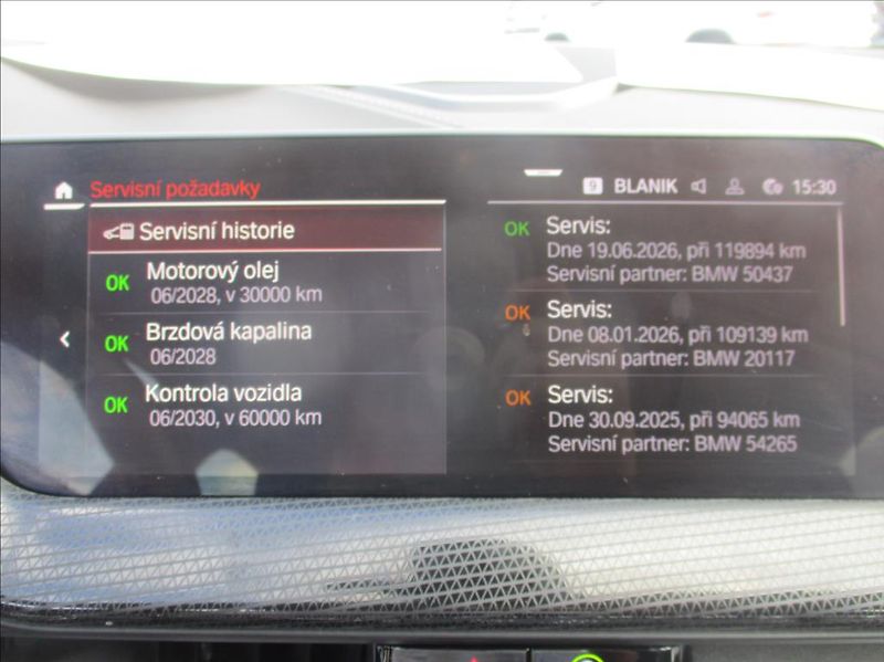 BMW Řada 1 1,5 118i, automat,servis,CZ, - fotka 19 z 30